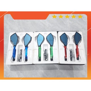 Gương kiếng hậu rizomaa 5 cạnh chân dài 1 cặp