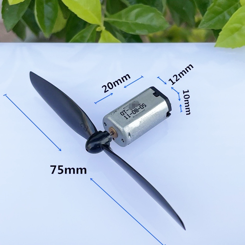 Set 2 Động Cơ Chổi Than n30 dc 3.7v 30000rpm + Cánh Quạt Cho Máy Bay Điều Khiển Từ Xa