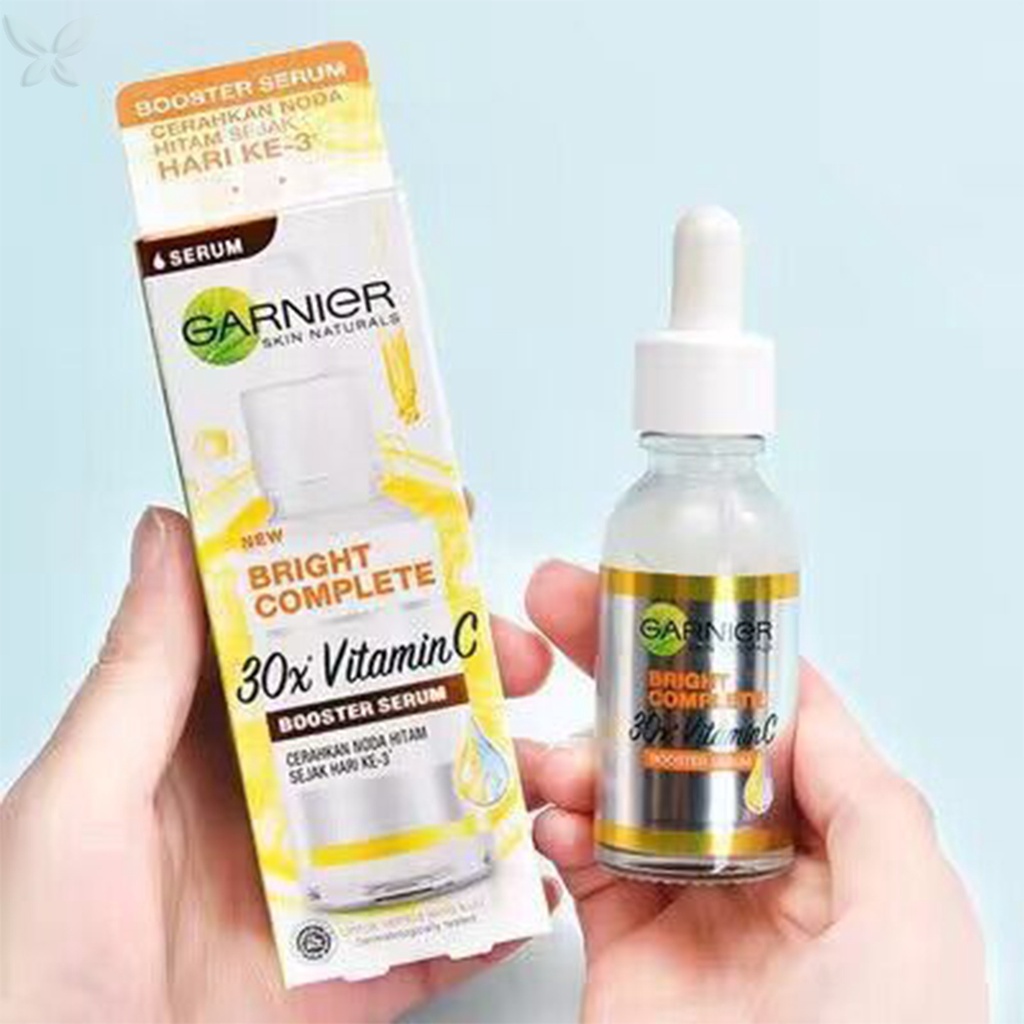 Vog 30ml Vitamin C Booster Serum Garnier Bright Complete Nicotinamide Bright Skin Tone Essence Fade Acne Mark