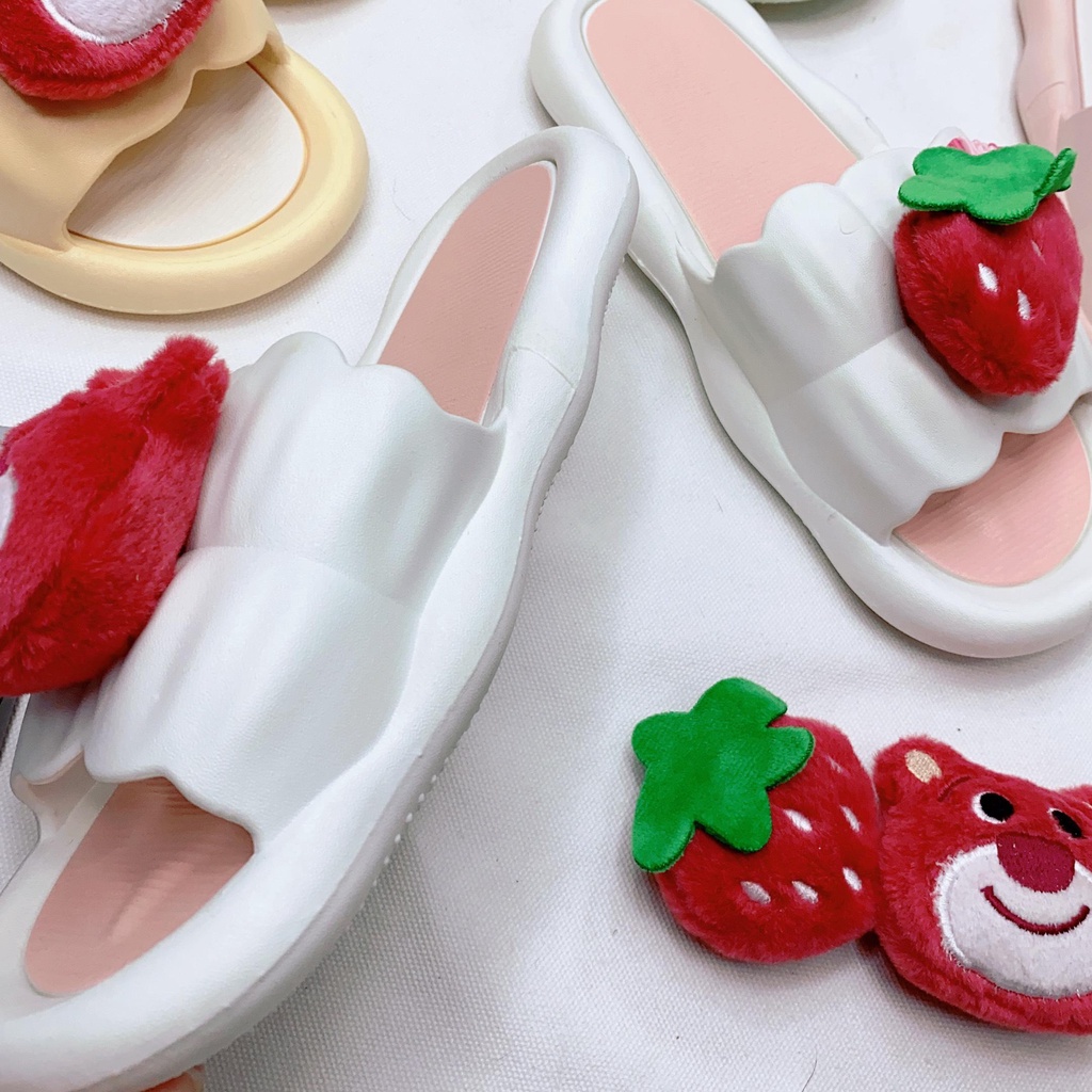 JY390-B1  Dép Nữ Mới Đế Dày Chống Trơn Trượt Mùa Hè Phối Kèm Hoạ Tiết Hoạt Hình, êm chân