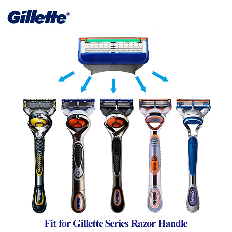 GILLETTE Illette Bộ 4 Lưỡi Dao Cạo Râu Thay Thế Cho Nam