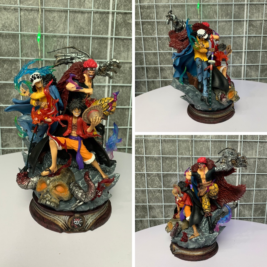 Mô hình - Bộ ba Siêu Tân Tinh Luffy - Kid - Law - One Piece