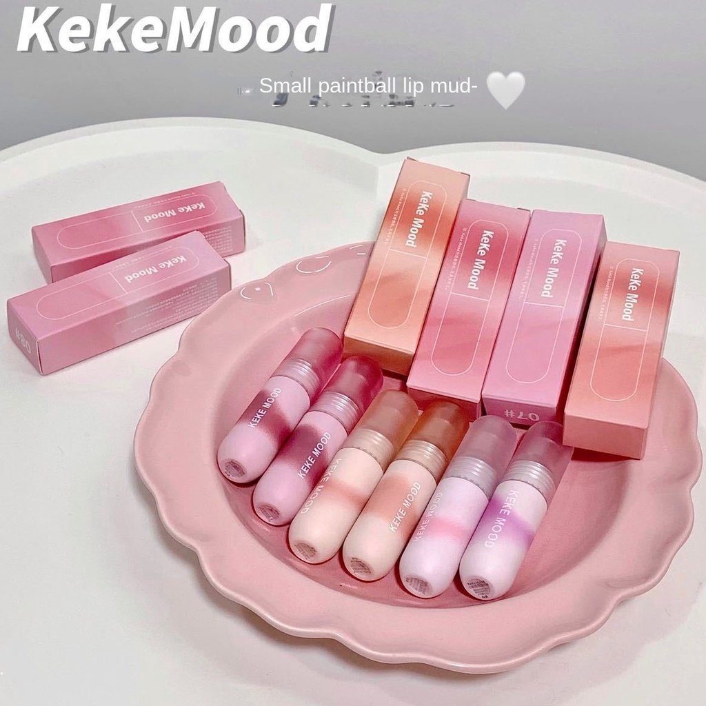 Kelmood Son Môi Nhung Lì Tự Nhiên Lâu Trôi Chống Thấm Nước