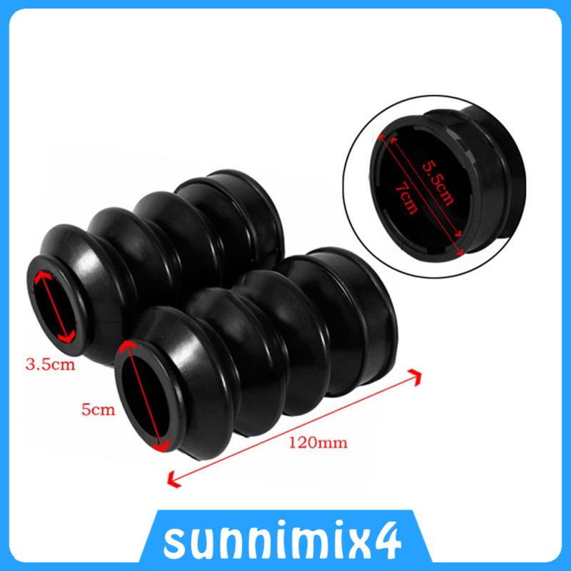 Vỏ Bọc Phuộc Xe Máy Bằng Cao Su Màu Đen 120Mm Cho xl883 / 1200