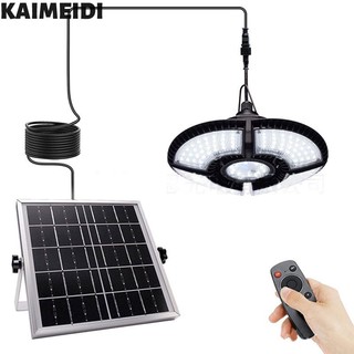 KAIMEIDI Ánh sáng chiếu sáng bằng năng lượng mặt trời Đèn năng lượng mặt trời sáng hơn trong nhà và ngoài trời với điều khiển từ xa Chuồng/chuồng gà/nhà xưởng/trần nhà/đèn chùm chống thấm nước IP65 cho hiên nhà