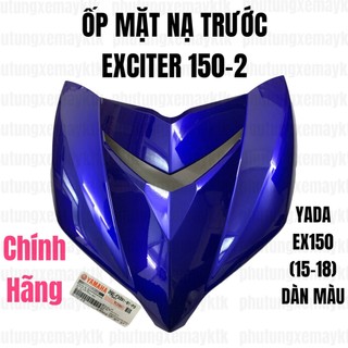 Yada-ex150-xanh dương-2 ốp mặt nạ trước