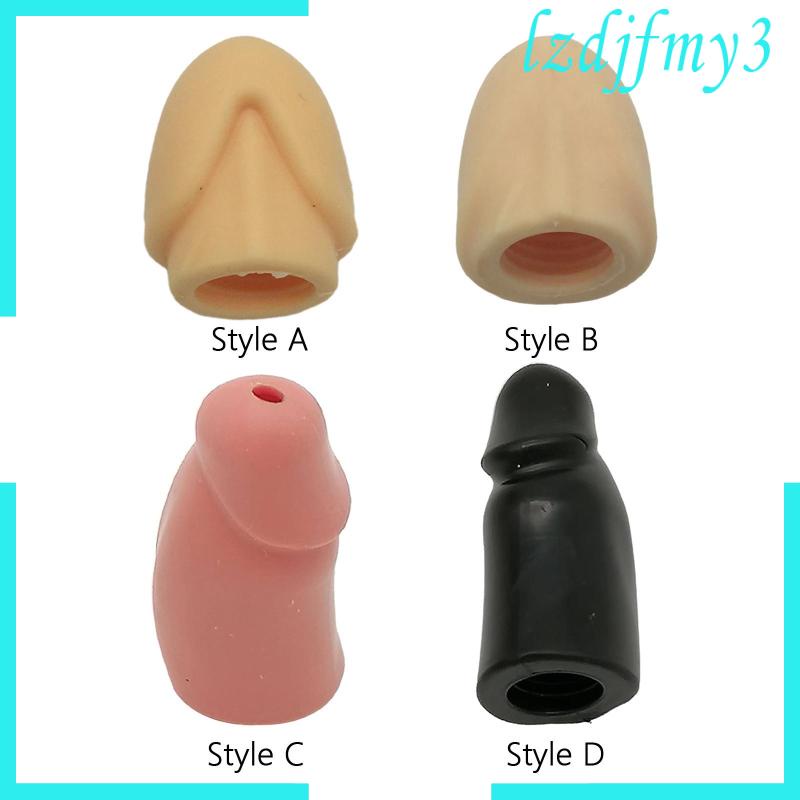 Mũ Lưỡi Trai silicone Kèm Tăm Xỉa Răng Hình Khúc Côn Độc Đáo