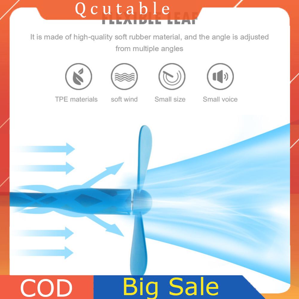 Quạt usb mini Linh Hoạt Di Động Cho Ngân Hàng / pc / notebook