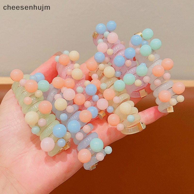 Dây Buộc Tóc Dạng Thạch Co Giãn Nhiều Màu Sắc Xinh Xắn Cho Nữ vn