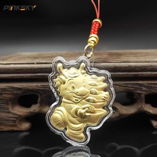 Móc Khóa Điện Thoại Hình Rồng Hoạt Hình Sáng Tạo
