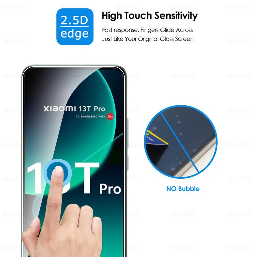 Ốp Điện Thoại Kính Cường Lực 2 Trong 1 Bảo Vệ Ống Kính Máy Ảnh Cho xiaomi 13t pro 5g 13pro 2023 vivoy17s y 17s 4g 5g