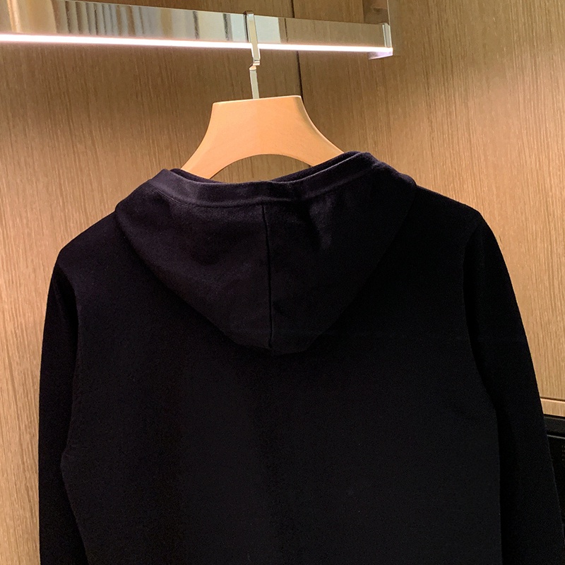 Áo Khoác cardigan Dệt Kim Có Khóa Kéo Phối Màu Sắc Tương Phản Phong Cách Âu Mỹ Thời Trang Mùa Thu Cho Nam