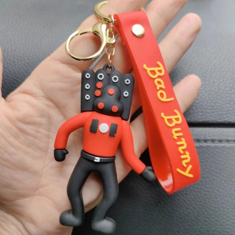 Shanhai skibidi dop Móc Khóa pvc Họa Tiết Hoạt Hình anime bop tv man camara man skibidi Sáng Tạo