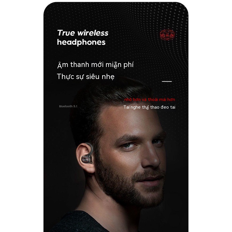 Tai Nghe Bluetooth Không Dây Treo Thể Thao