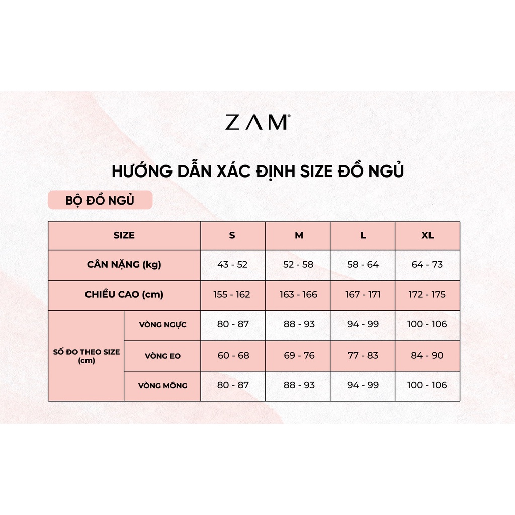 BỘ NGỦ SHE BY ZAM - TCLA16 - BỘ NGẮN TAY QUẦN DÀI  VỎ SÒ