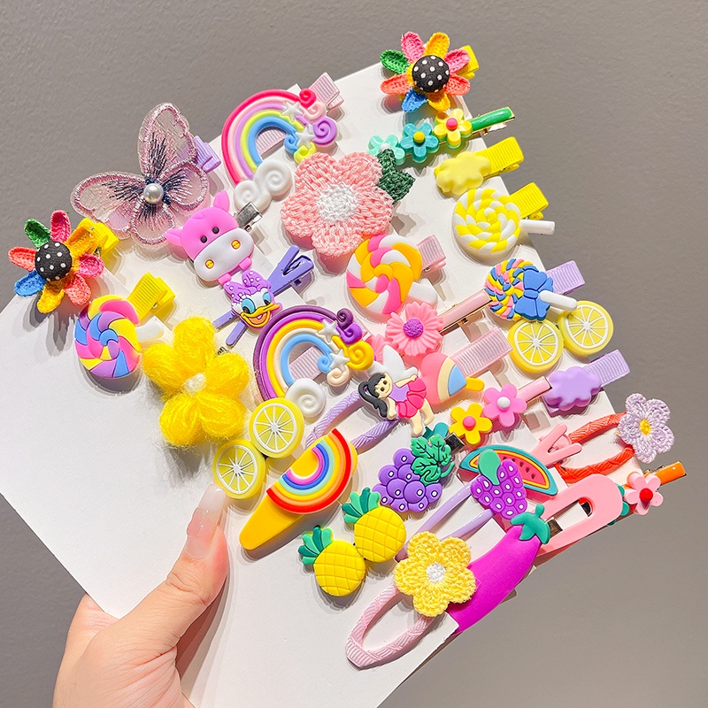 Set Kẹp Tóc Dễ Thương Cho Bé Gái