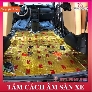 📍 3 tấm cách âm hiệu 3M™ 2 lớp cao su non Phụ kiện ô tô cao cấp