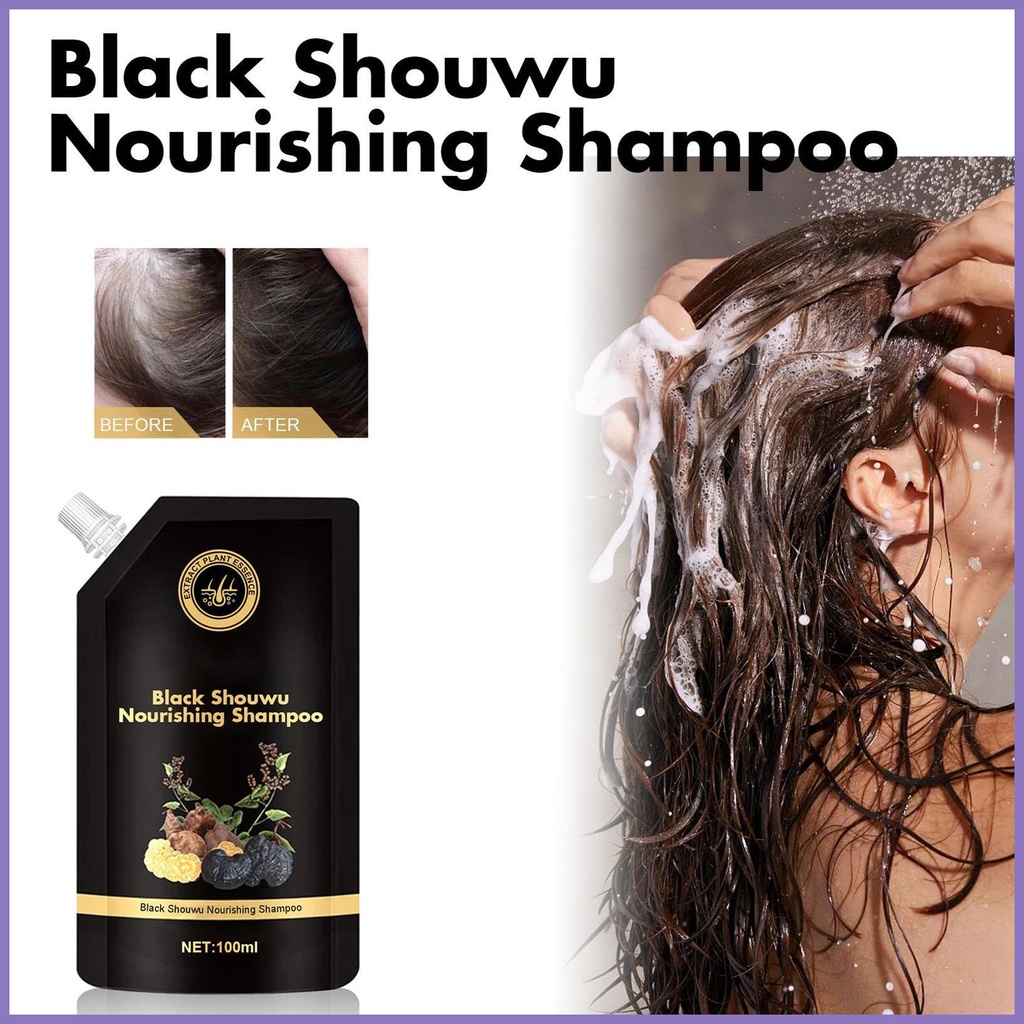 Dầu Gội Làm Tối Màu Tóc Nuôi Dưỡng Công Thức Hói Đầu Cho Nam Dày Dặn nota2vn