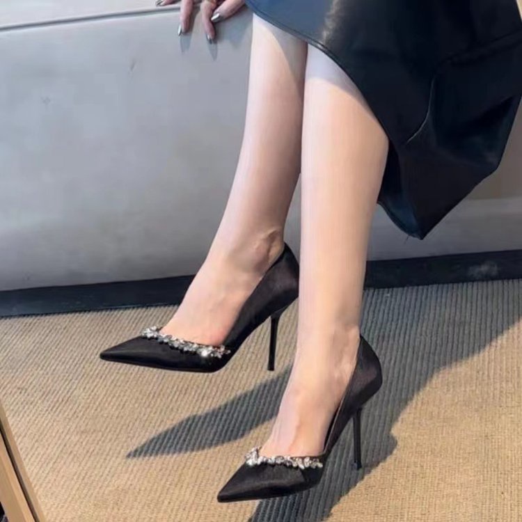 Giày Cao Gót Mũi Nhọn size 35-39 Thời Trang Thanh Lịch Cho Nữ