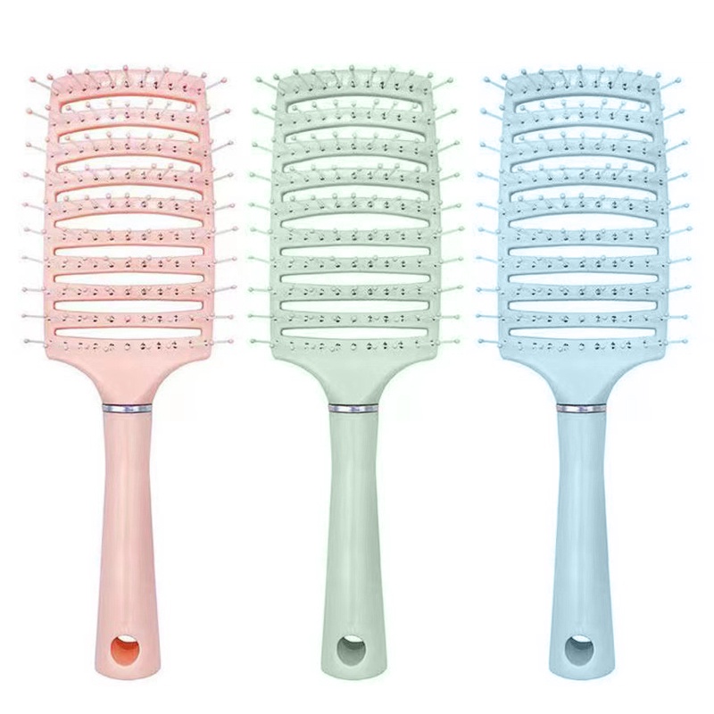 Lược Chải Tóc Uốn Xoăn Mát Xa Da Đầu Tạo Kiểu Tóc Tại Nhà