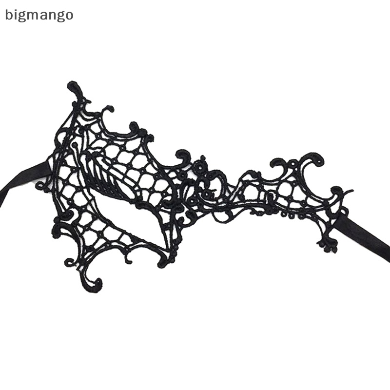 Mặt Nạ Ren bigmango Che Nửa Mặt Hóa Trang Tiệc halloween Cho Nữ