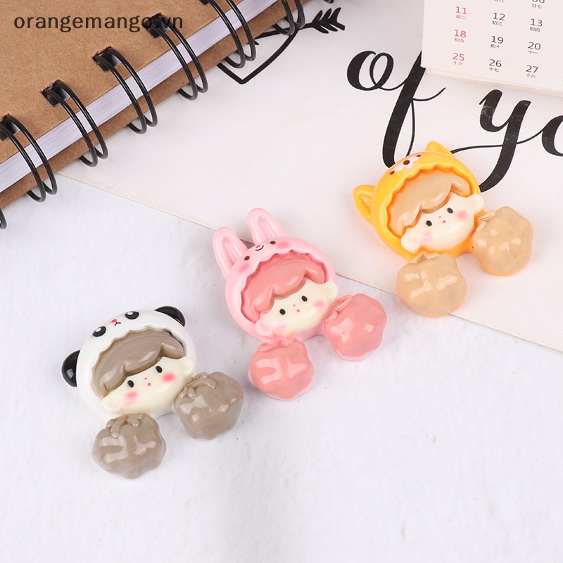 Orangemango Set 5 Kẹp Tóc Nhựa Hoạt Hình anime kuromi kawaii diy Trang Trí Điện Thoại Trẻ Em vn