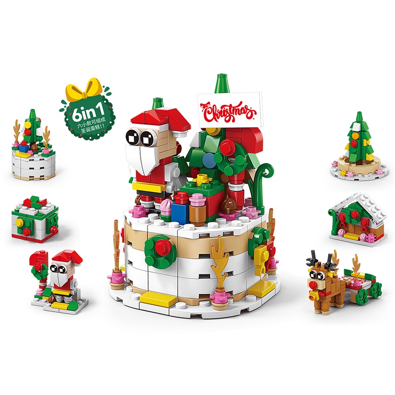 Bộ Đồ Chơi Lắp Ráp Cây Thông Giáng Sinh Cho Bé