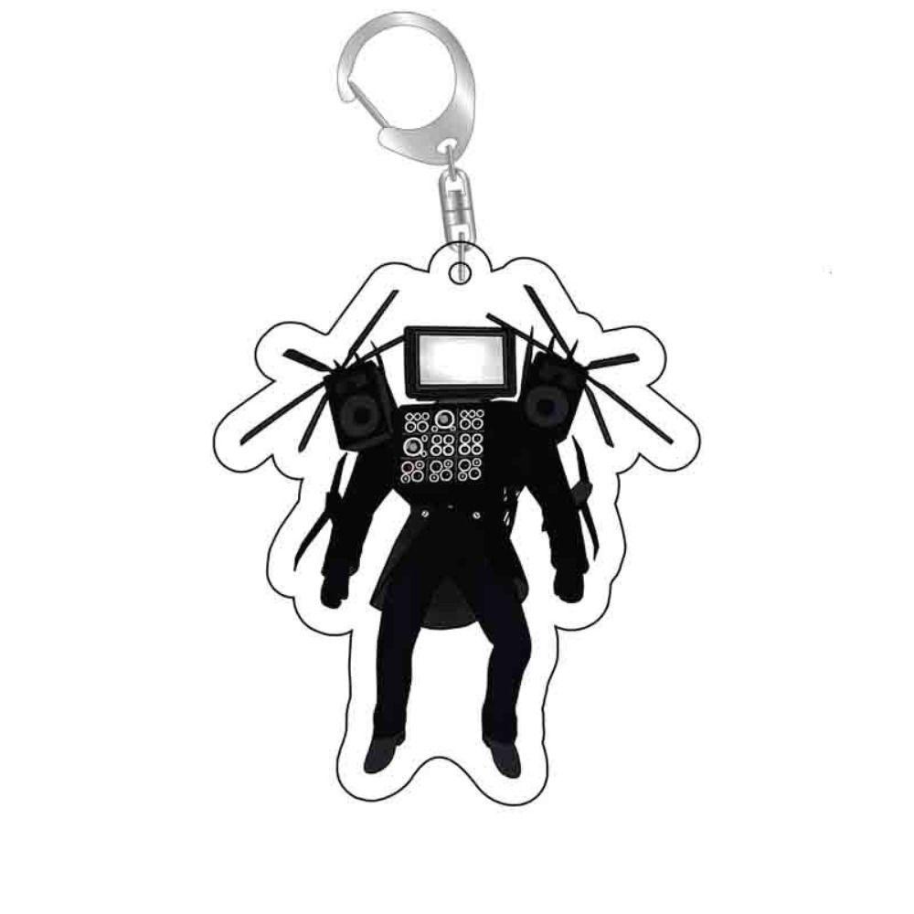 Adames Móc Khóa toilet Trượt Tuyết Mặt Búp Bê Nam / Nữ Hoạt Hình camara man skibidi bop bop bop bop Camodi