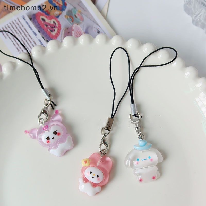 Dây Đeo Điện Thoại / Ba Lô / Móc Khóa Đồ Chơi Hình Búp Bê sanrio kuromi my melody cinnamoroll Xinh Đẹp Thích Hợp Làm Quà Tặng Cho Bạn Gái ~