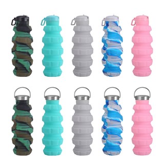 Bình Nước silicone 500ml Hình Quả Lựu Đạn