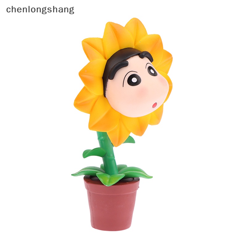 Chenlongshang Mô Hình shin-chan kasukabe Cửa Hàng Hoa Hướng Dương shinnosuke Để Bàn Trang Trí