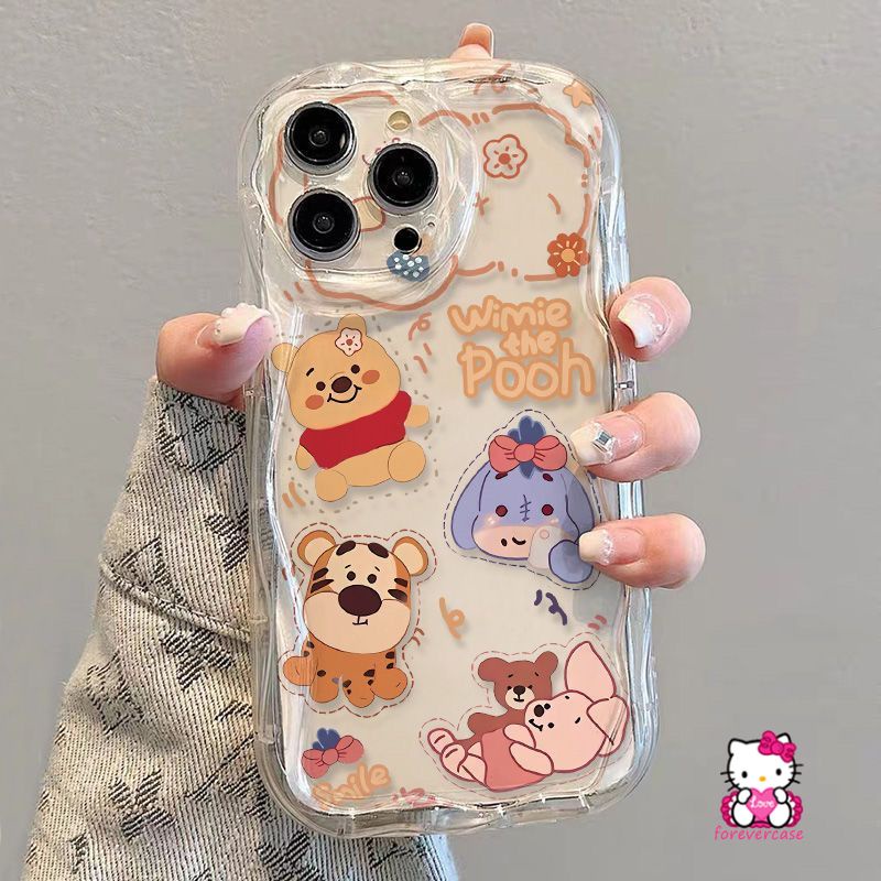 Dễ Thương Ốp Điện Thoại Họa Tiết winnie the pooh Cho iphone 7 15 8 6s 6 plus 11 15 13 12 14 pro max 7plus xr x xs max se 2020