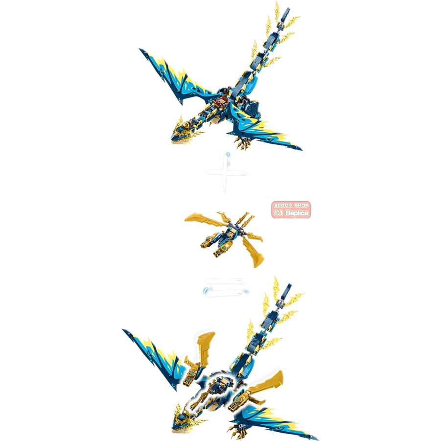 Đồ Chơi Lắp Ráp ninja series 71796 dragon war queen mecha 71796