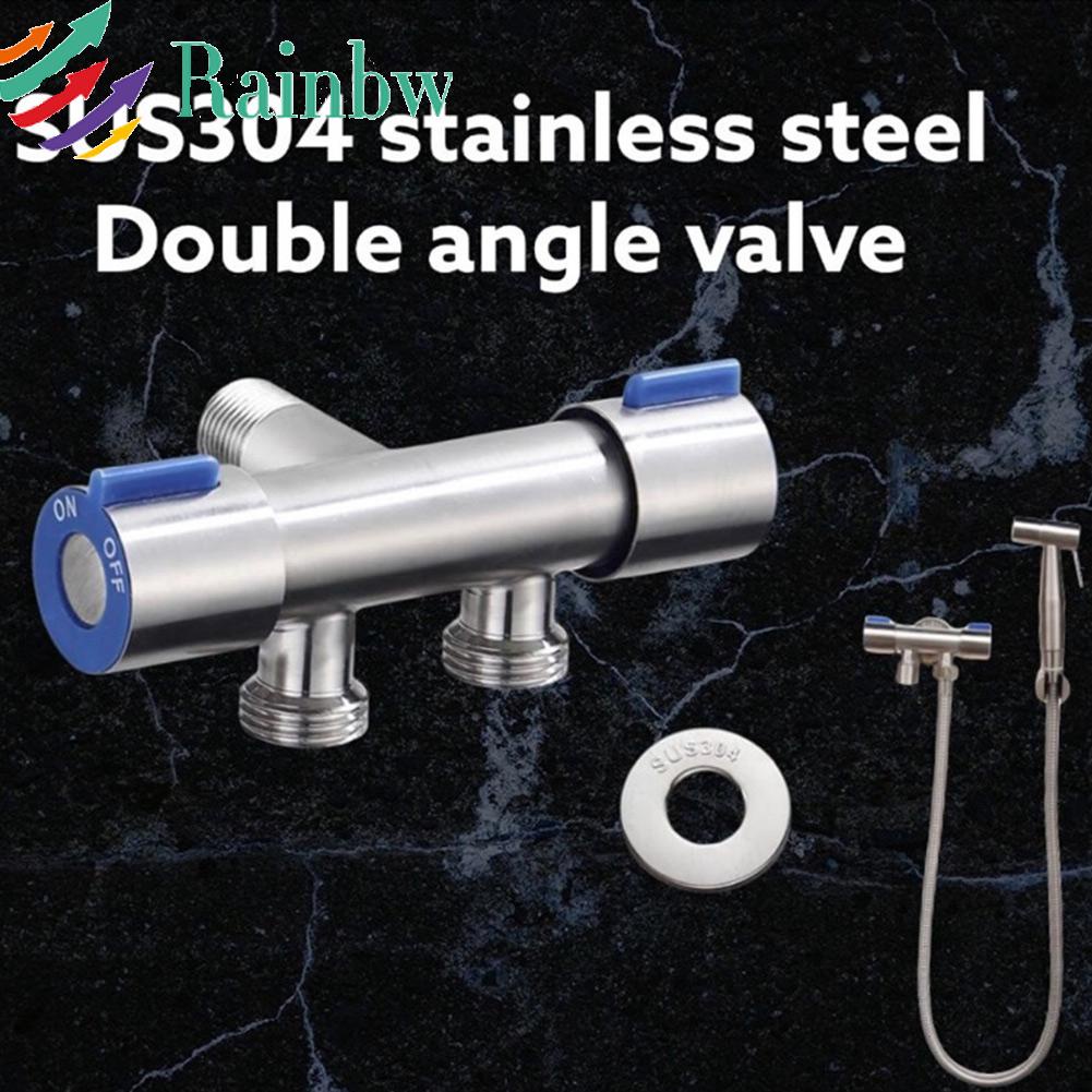 Van Vòi Nước Bằng Thép Không Gỉ Hai Tay Cầm Hình Tam Giác