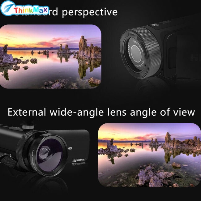 Máy quay Video kỹ thuật số HD 1080P Máy quay Video W / Micro Chụp ảnh 16 triệu pixel