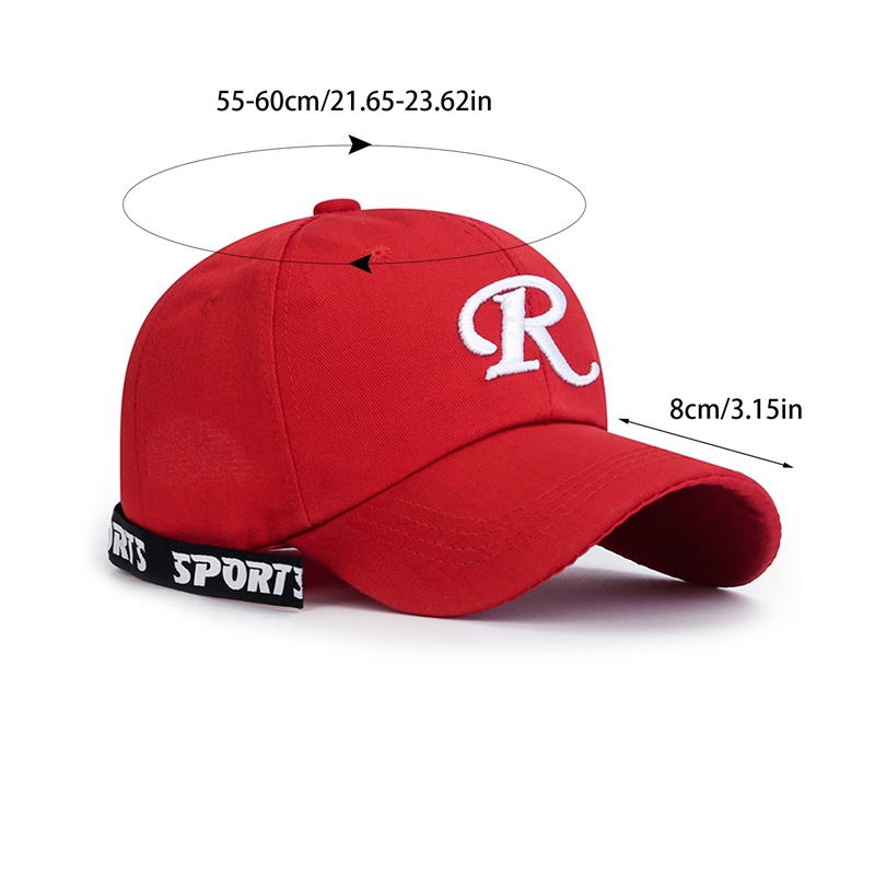 Mũ Lưỡi Trai Thêu Chữ Phối Dây Ruy Băng Dài Thời Trang Cho Cặp Đôi