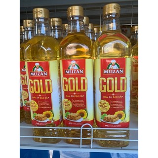 Dầu ăn Meizan Gold chai, dầu ăn của mọi nhà chai 1L