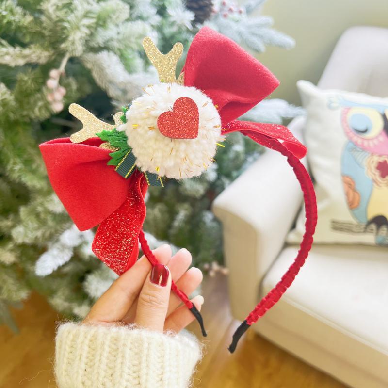Băng Đô Cài Tóc Hình Sừng Hươu Phong Cách Giáng Sinh Mới 2023