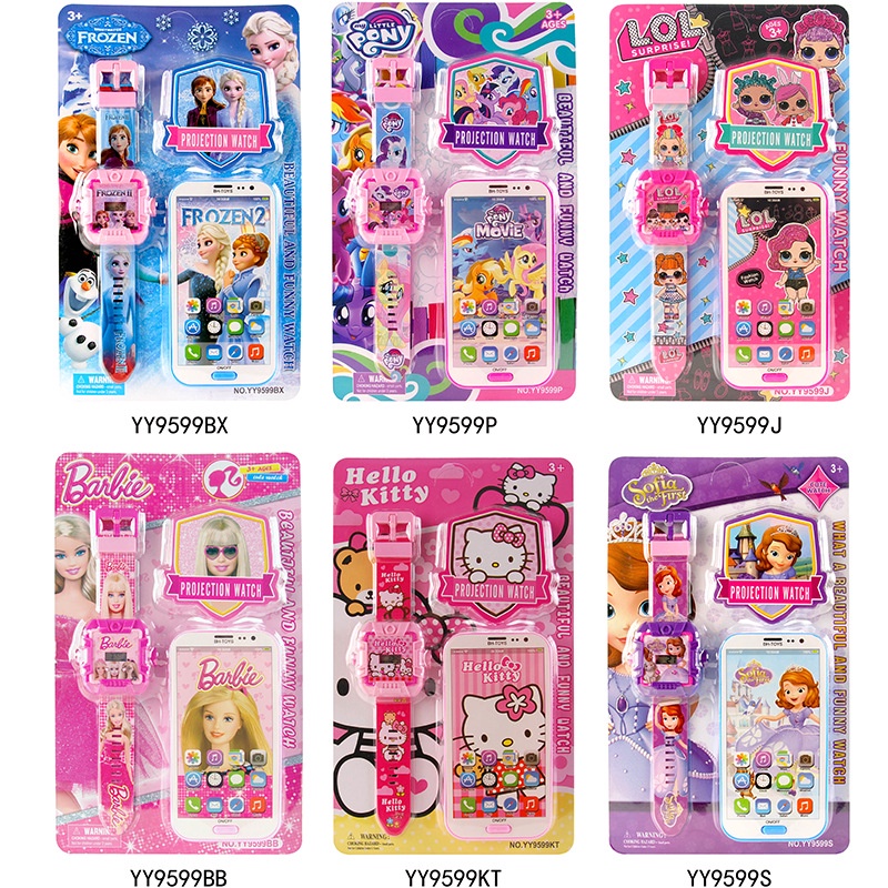 Wo home Đồ Chơi Đồng Hồ Điện Tử Chiếu Hình Người Nhện marvel avengers Cho Trẻ Em