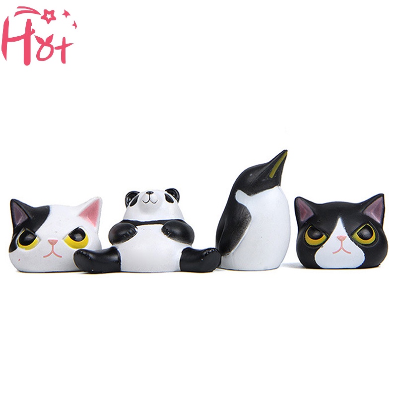 Jr Set 6 Mô Hình Mèo Chó shiba inu, guinea Pigs Mặc Đồ Sáng Tạo vn