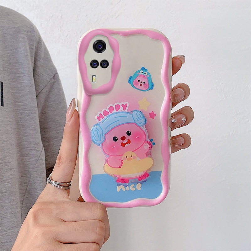 Ốp lưng vivo y51 2020 / y51a / y53s / y31 / y33 Dễ Thương Ốp Điện Thoại Chống Sốc Hình Búp Bê 3d Thời Trang Cho vivo y51 2020 / y51a / y53s / y31 / y33