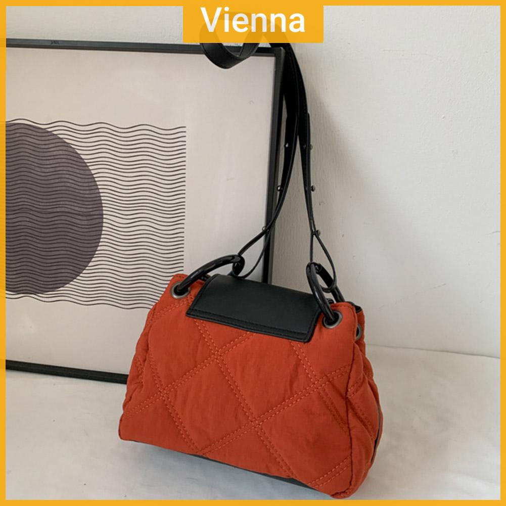 Túi Xách Đeo Chéo Dây Mắt Xích Có Thể Điều Chỉnh Đơn Giản Cho Nữ