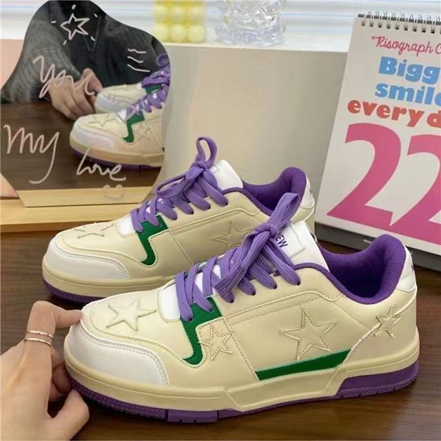 Giày Thể Thao Thoáng Khí Thời Trang Xuân Thu 2023 Phong Cách Mới Cho Nữ