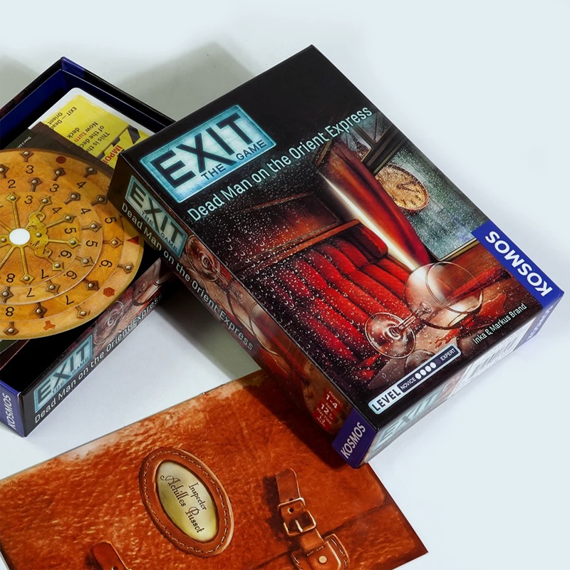 Dead Man on The Orient Express | Exit: The Game - A Kosmos Game | Family-Friendly, Card-Based at-Home Escape Room Experience for 1 to 4 Players, Ages 12+