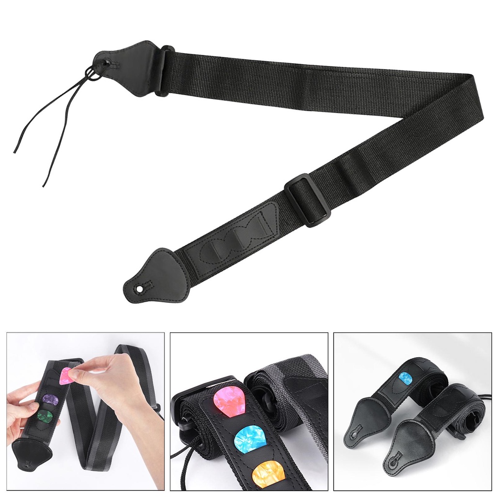 Dây Đeo Vai 35.43inch-59.06inch Có Thể Điều Chỉnh Cho Đàn guitar Điện / guitar bass