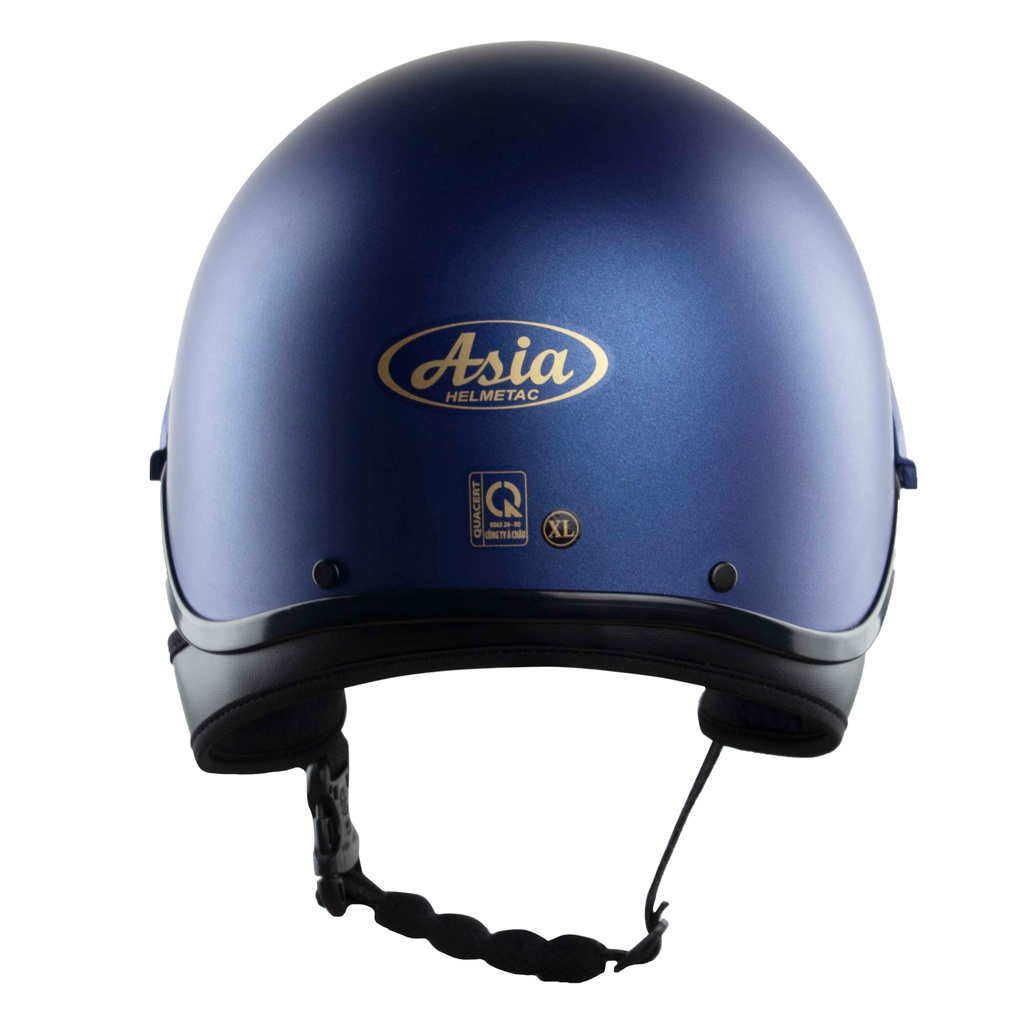 NÓN BẢO HIỂM KÍNH ÂM - LÓT THÁO RỜI - ỐP TAI CAO CẤP ASIA MT268 – Vòng đầu 55-58cm – Hàng Chính Hãng – Bảo Hành 12 Tháng