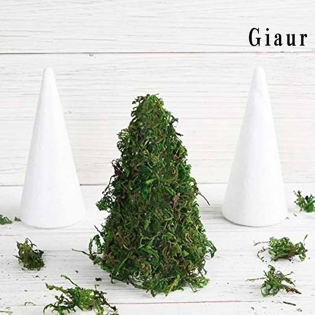 Bộ 10 Miếng Xốp Hình Nón 15cm Tự Trang Trí Cây Thông Noel