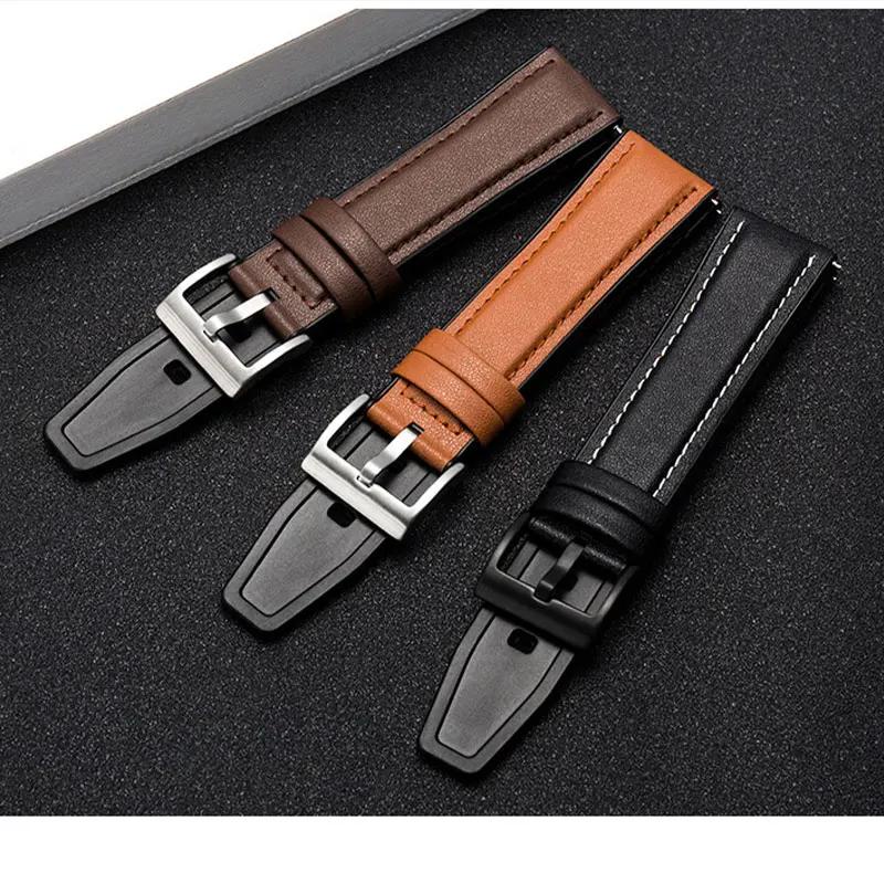 Silicone Dây Đeo Thay Thế Bằng Silicon Chống Thấm Nước 20mm 22mm Cho Đồng Hồ huawei gt2 / watch 2 pro