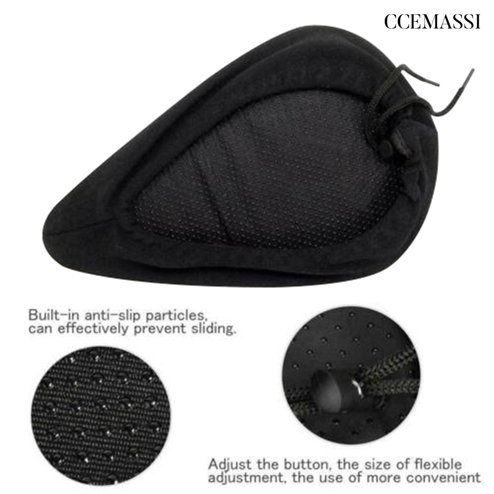 Vỏ Bọc Yên Xe Đạp Thể Thao Bằng Silicon Dày Dặn Siêu Mềm Thoáng Khí Họa Tiết 3d