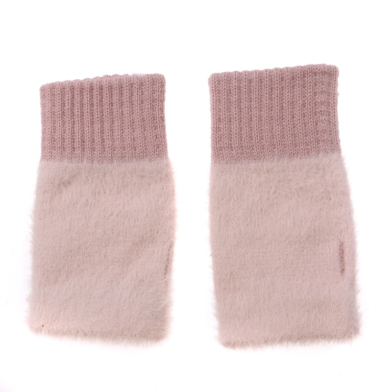 Găng Tay Hở Ngón Thời Trang Mùa Đông Ấm Áp Cho Nữ